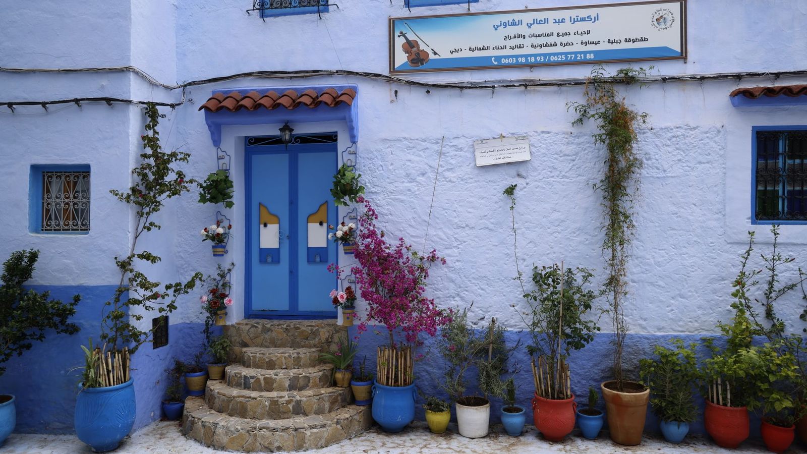Les façades bleues de Chefchaouen, au Maroc
